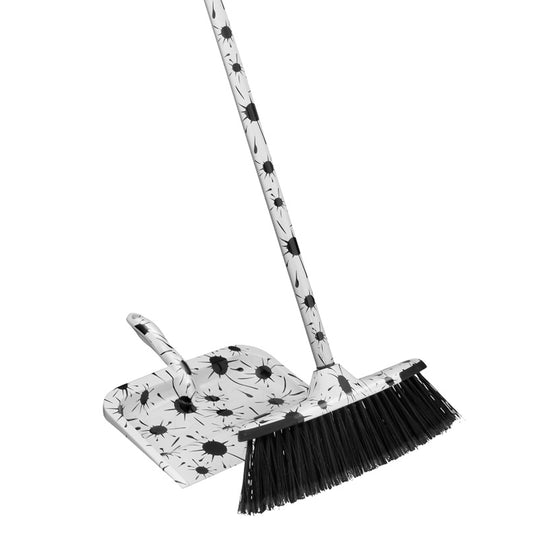 Splash Design Broom with Dustpan set