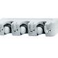 Mop And Broom Holder, Wall Organizer, 3 Slots and 4 Hooks