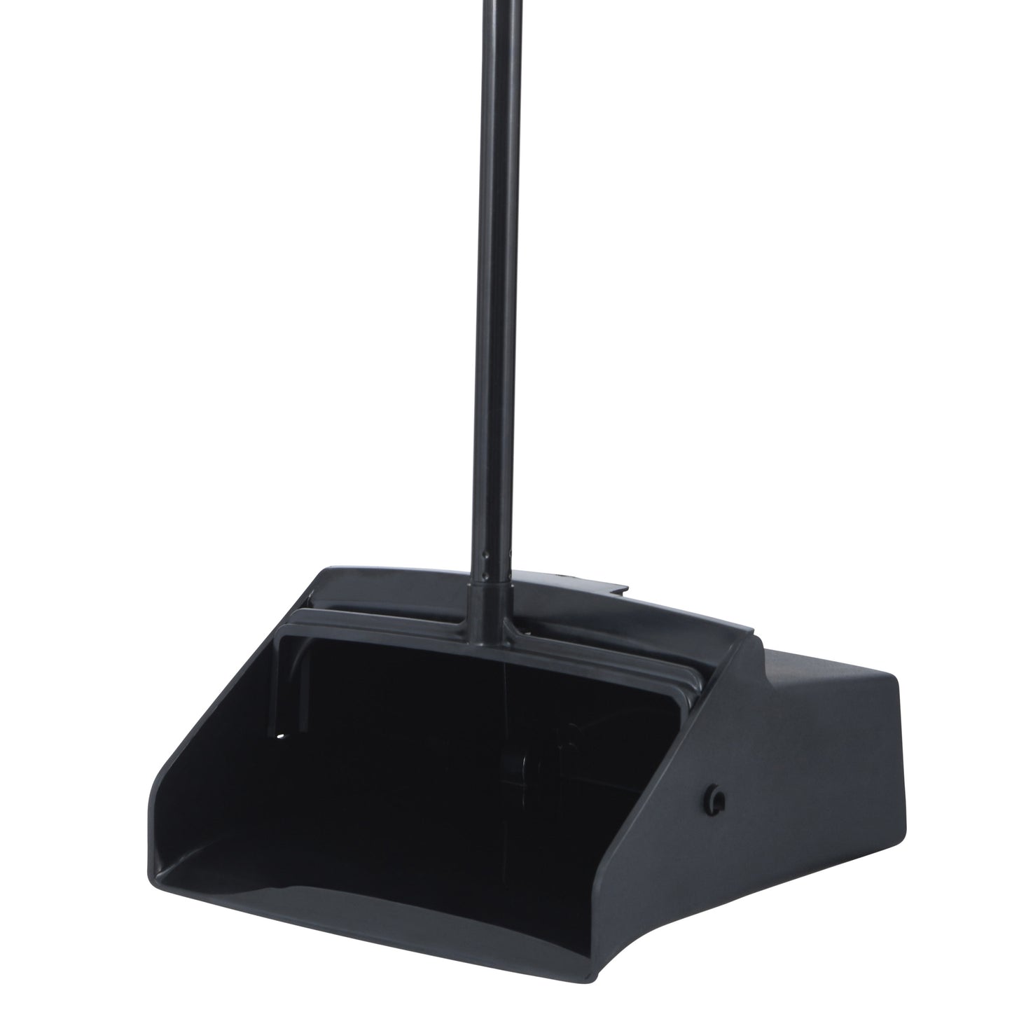 Commercial Folding Dust Pan With Wheels 37" Height Handle