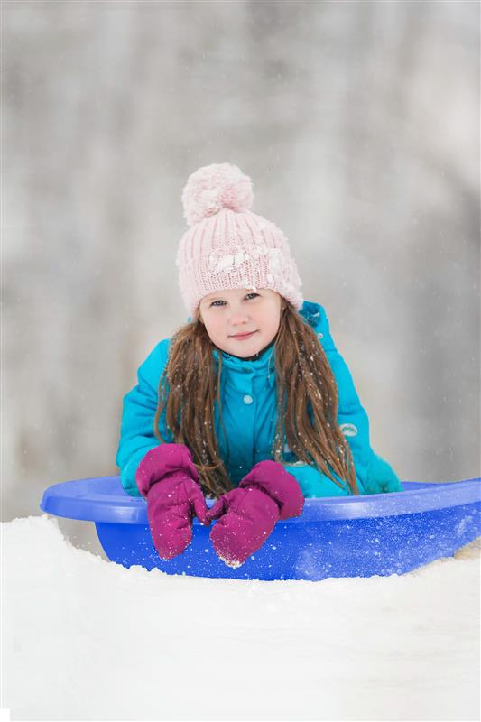 Torpedo Snow Sled, for Kids and Adults 46", Blue