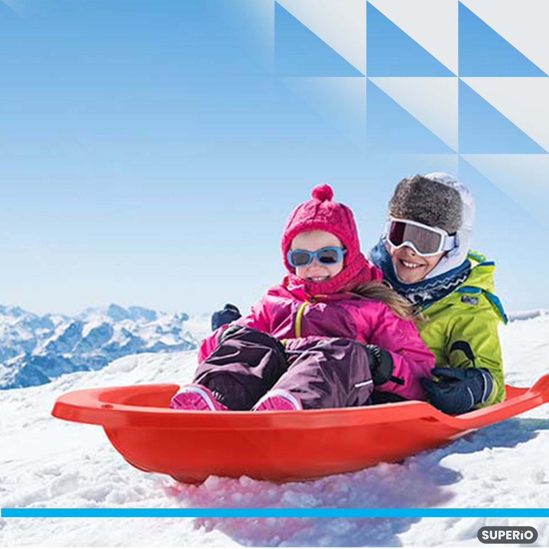 Torpedo Snow Sled for Kids and Adults, 46