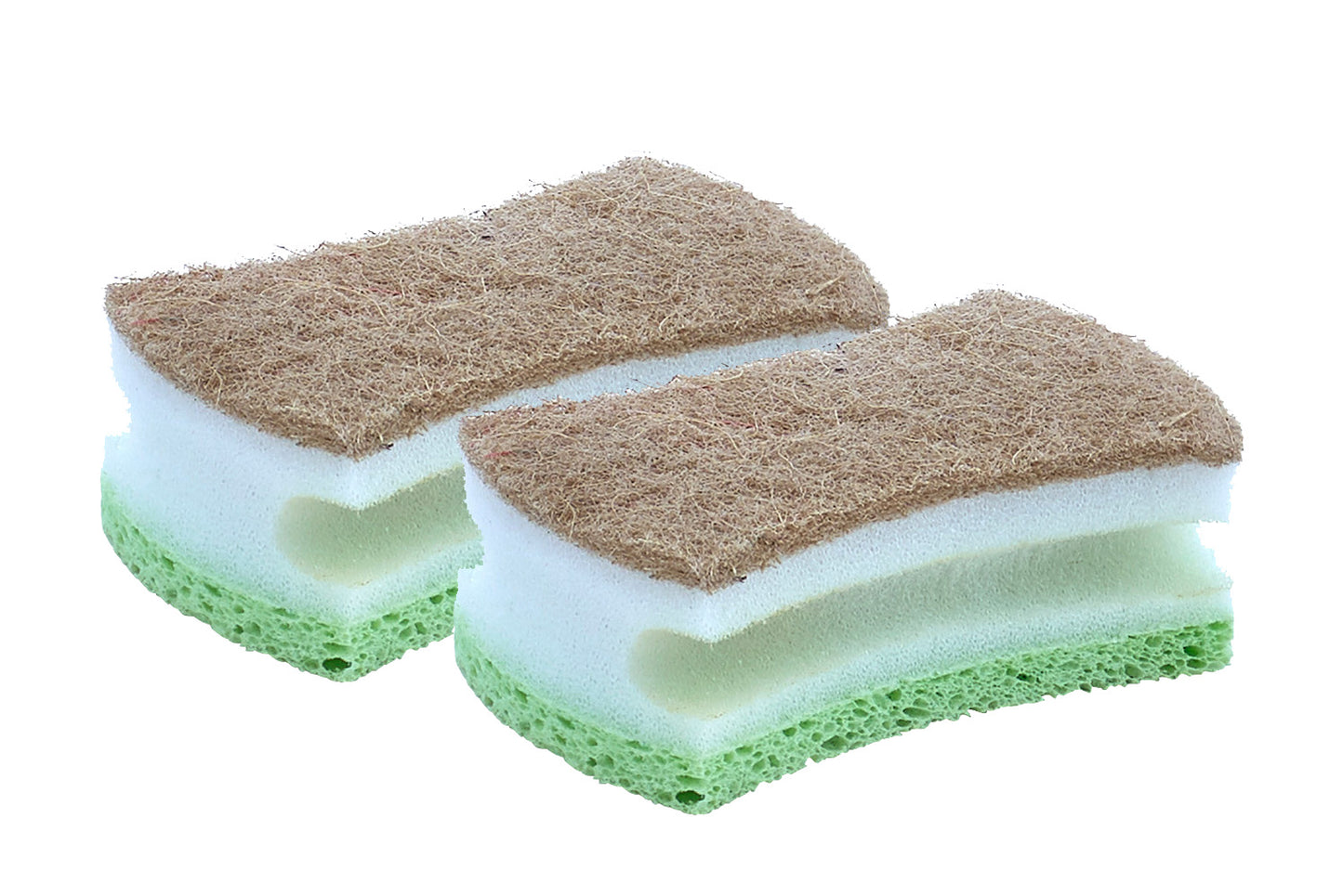 Natural Sisal Cellulose scrub sponge with Grip