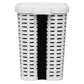 Step-On Trash Can, Wicker Style, 6 Qt.