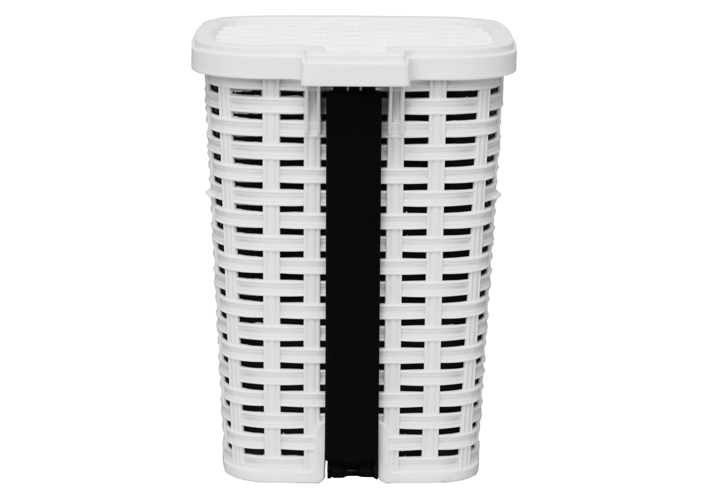 Step-On Trash Can, Wicker Style, 6 Qt.