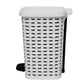 Step-On Trash Can, Wicker Style, 6 Qt.