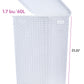 Wicker Style Laundry Hamper, 60 Liter.