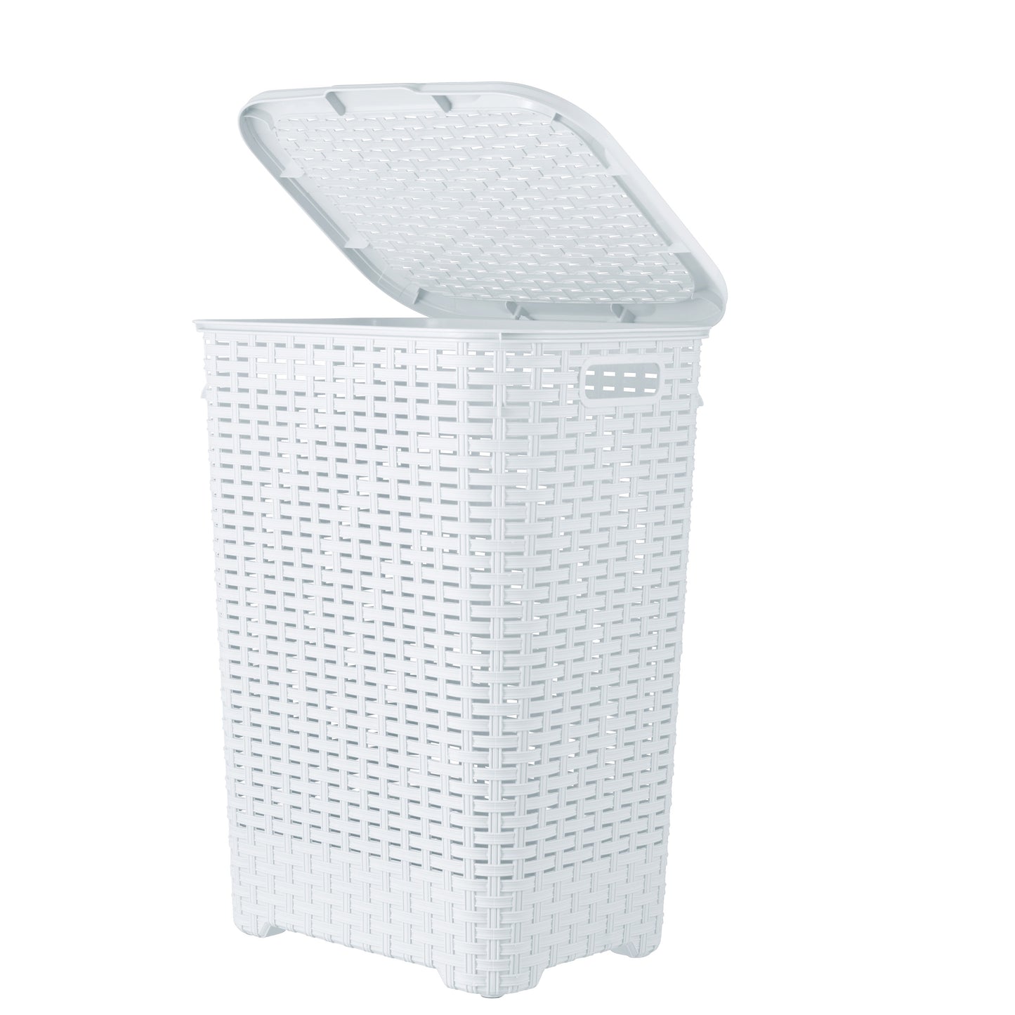 Wicker Style Laundry Hamper, 60 Liter.