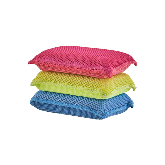 Ultra Micro Fiber Miracle Sponge 3-Pack (Blue - Red -Yellow)