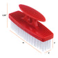 Red Nail Brush with Handle 3-Pack