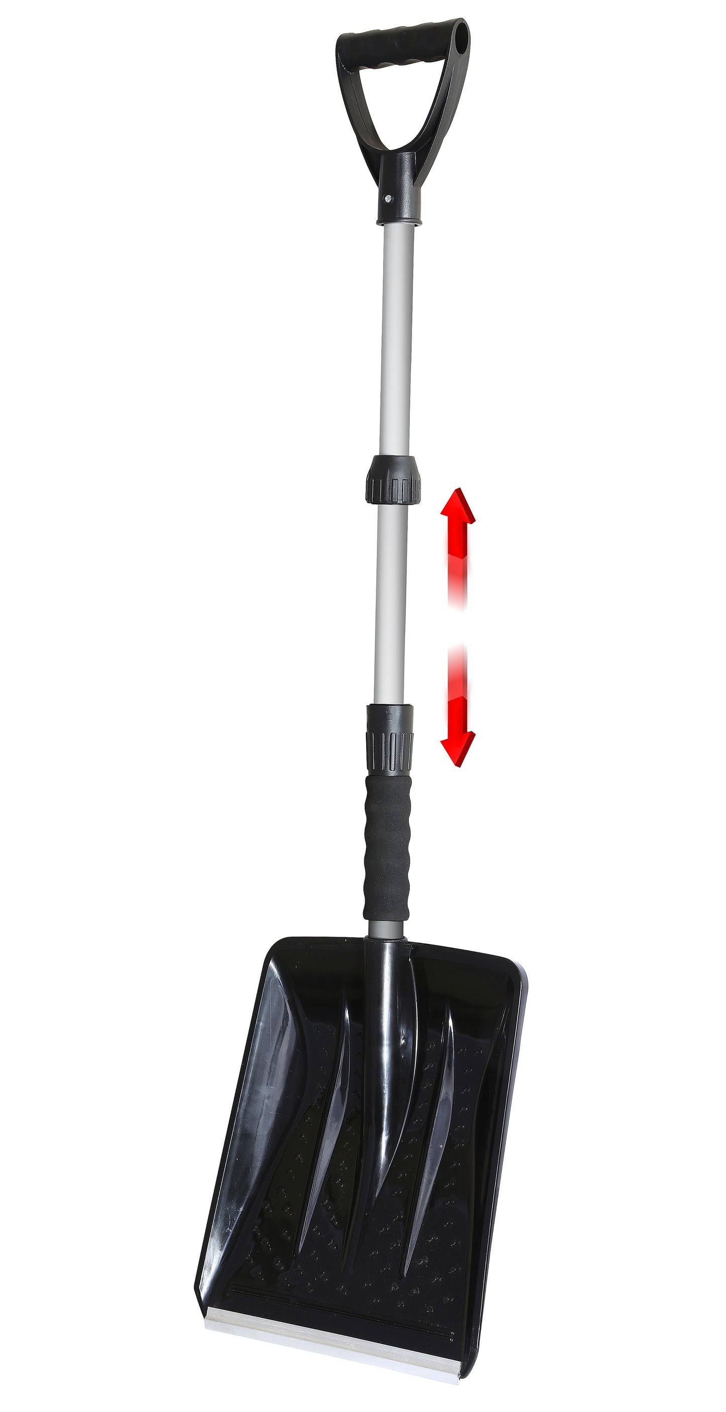 Extendable Car Snow Shovel with Foam Grip Handle