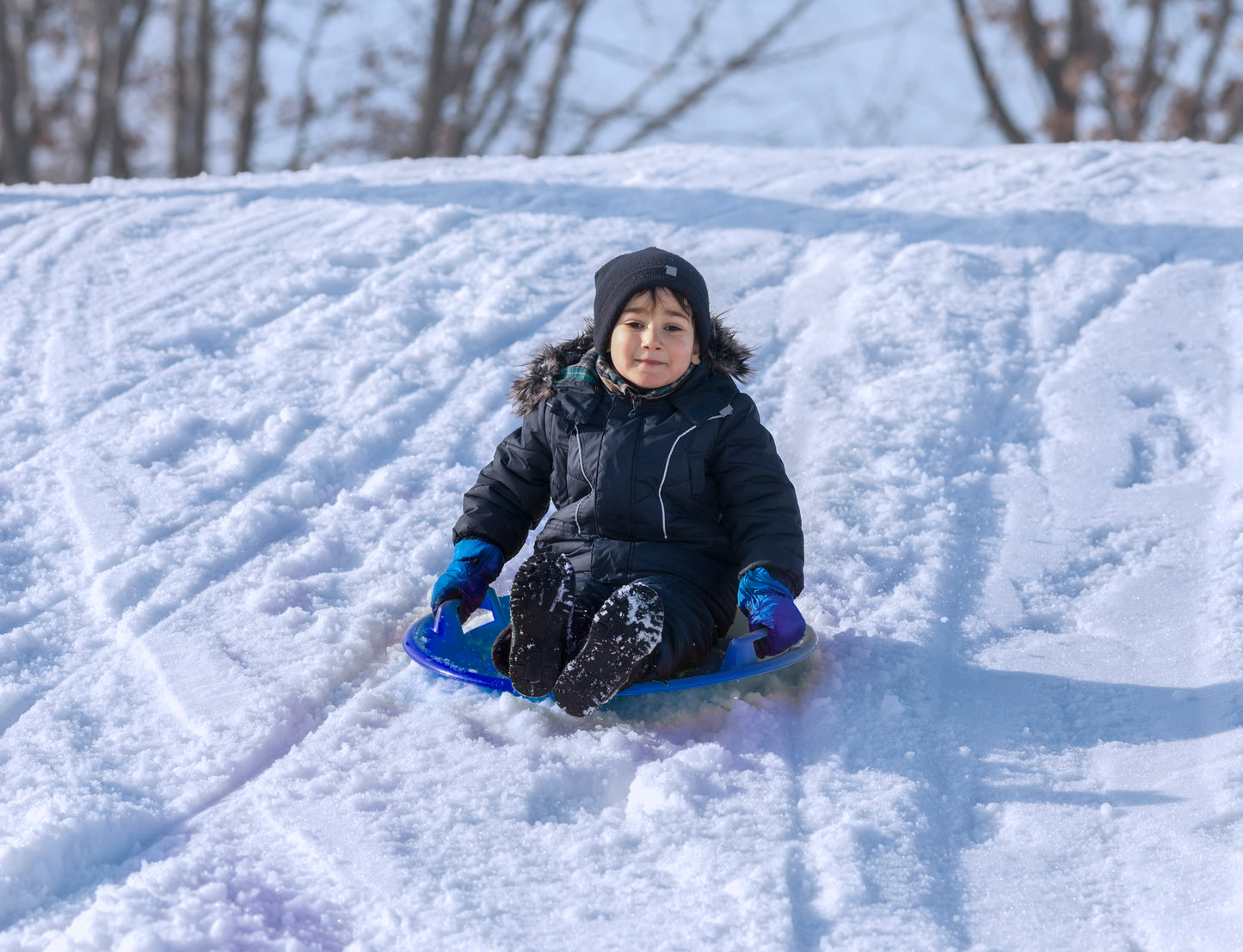 24" Kids Round Snow Sled