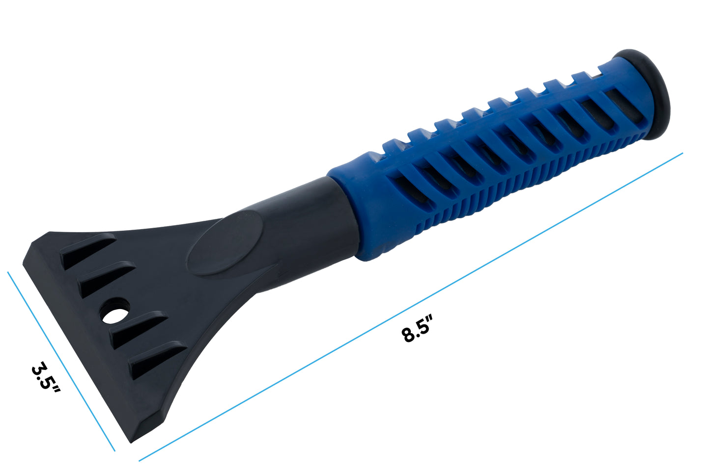 9" Ice Scraper with Rubberized Handle