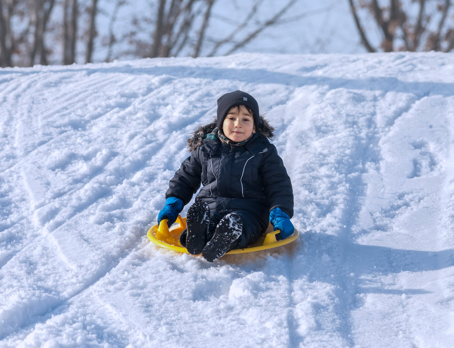 24" Kids Round Snow Sled