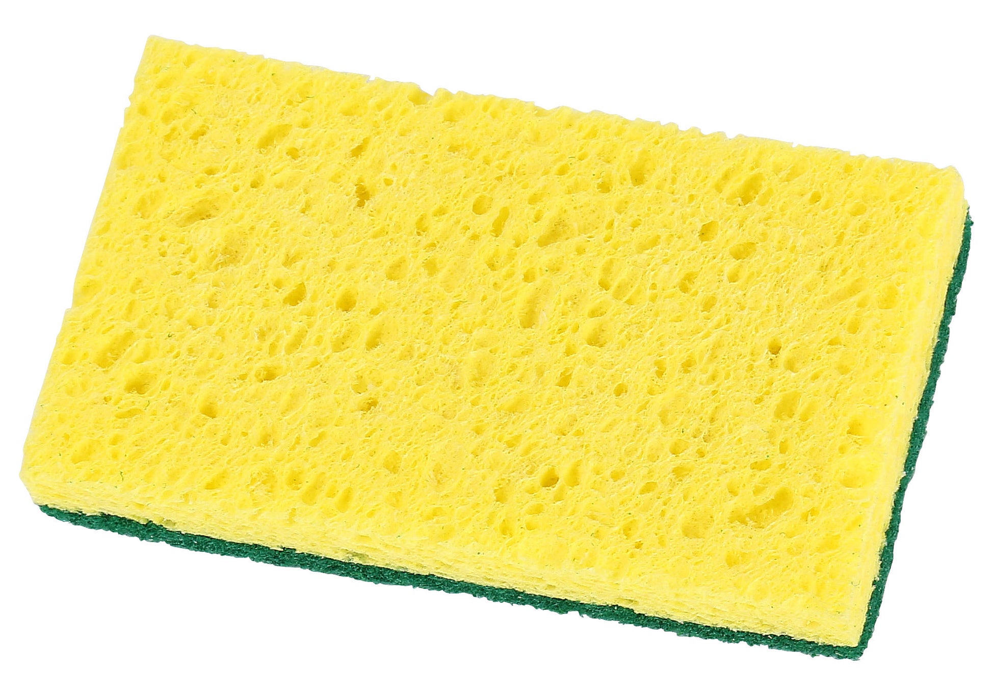 Green/Yellow Medium Duty Cellulose Scrubber Sponge (5-Per Pack)