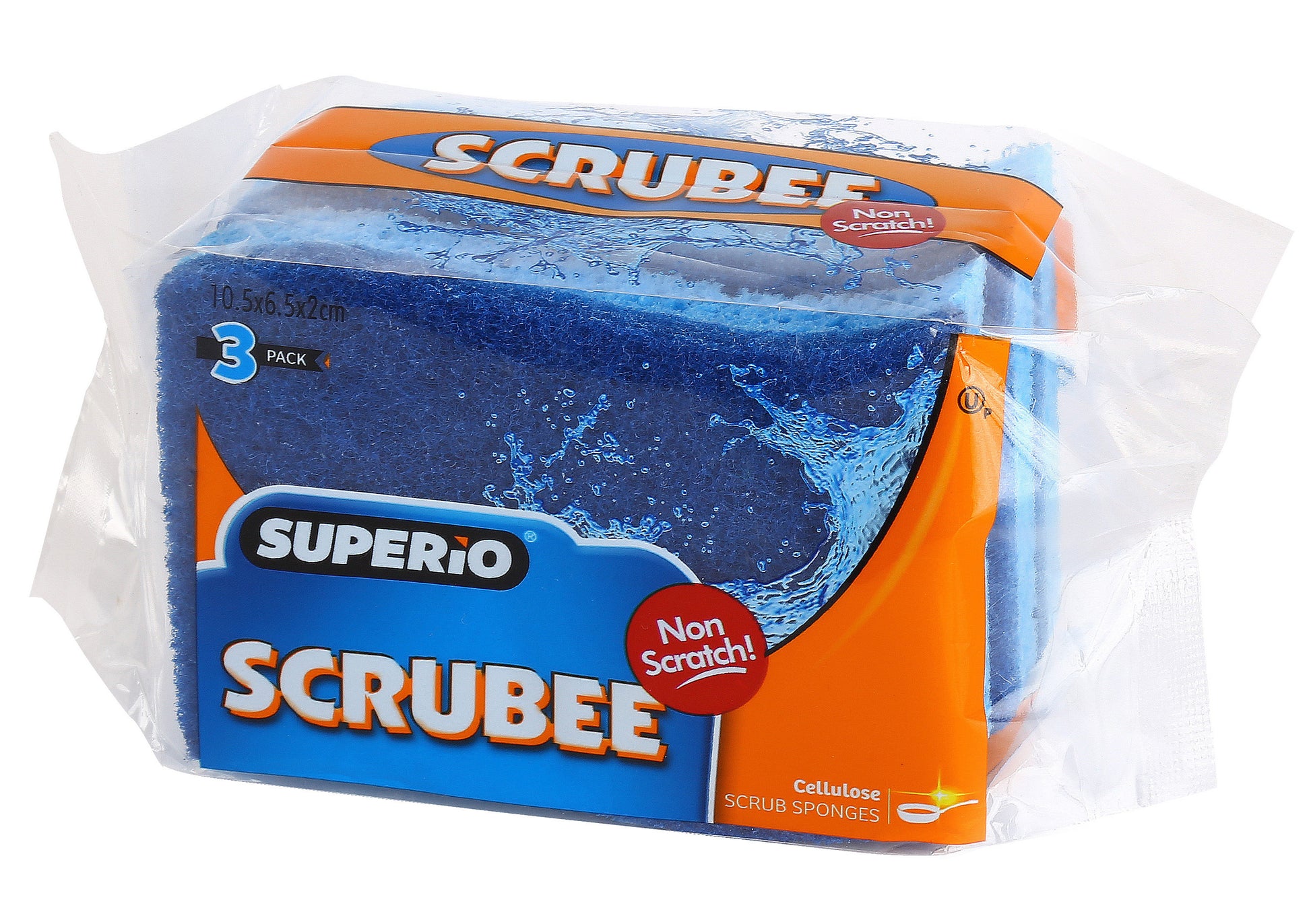 Non-Scratch Cellulose Sponge ( 3-pack )