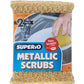 Metallic Sponge, Silver and Gold (12 Pack)