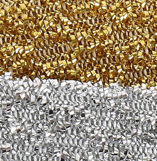 Gold Silver Color Cleaning Cloth for Sponge Scourer Scrubber