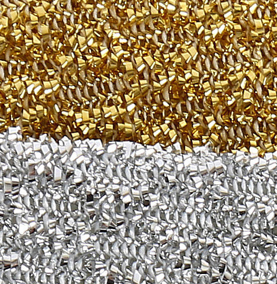 Metallic Sponge, Silver and Gold (12 Pack)