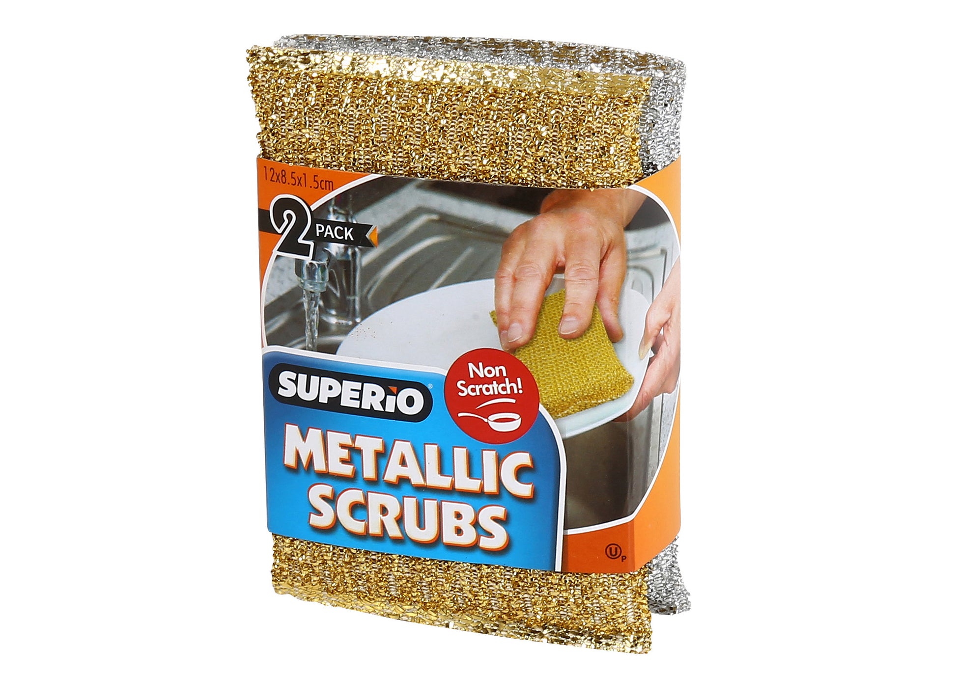 Shiny Sponge - Silver and Gold (2-pack)