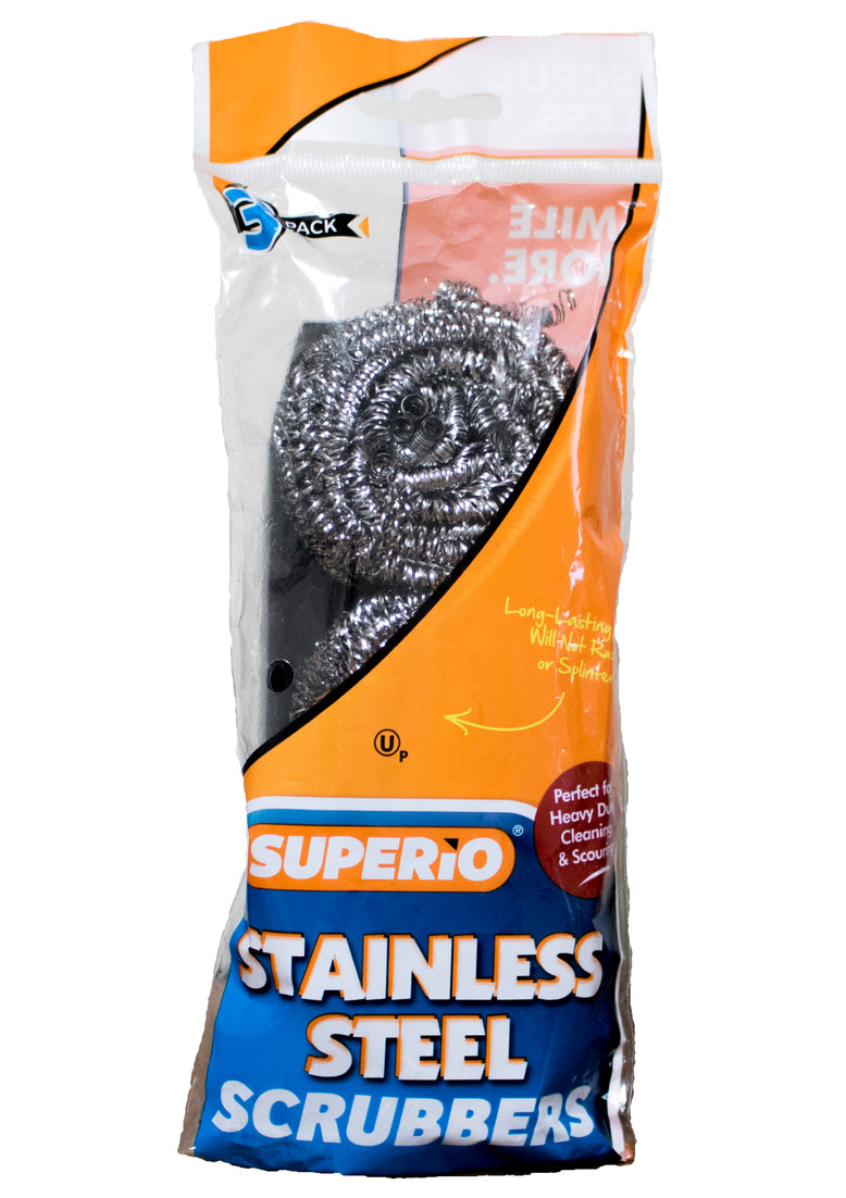 Stainless Steel Scrubber (3-pack)