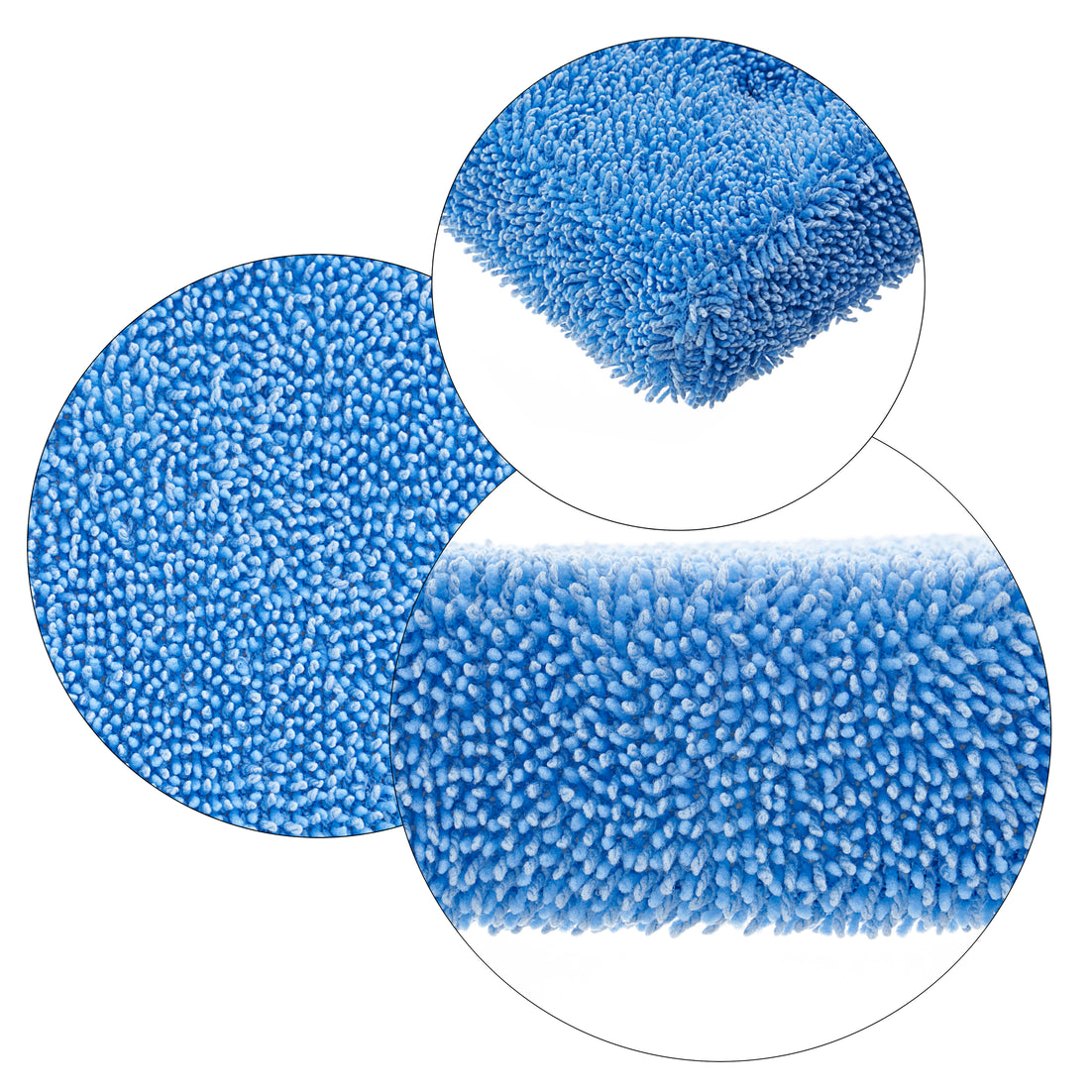 Microfiber Mopping Pad for Self-Wring Mop, Blue