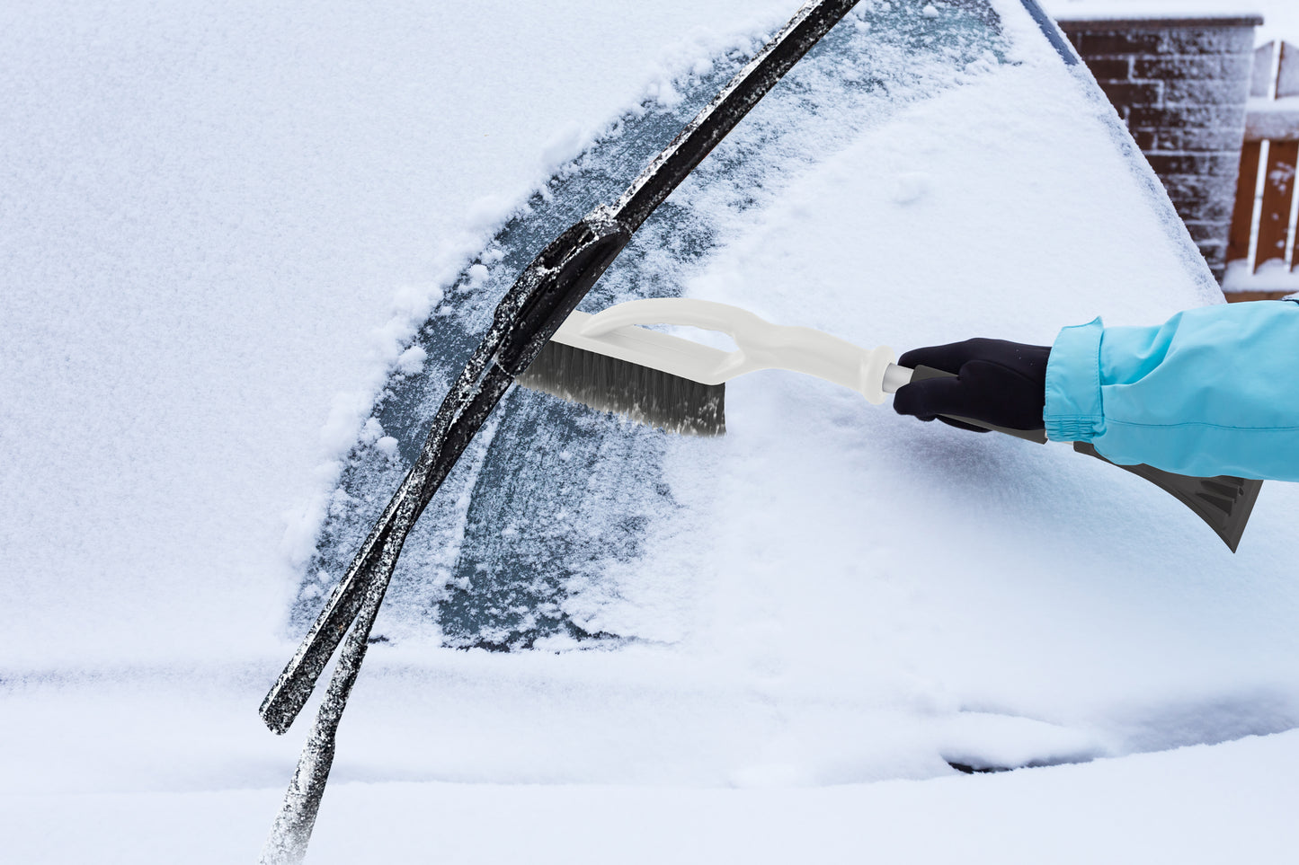 Car Snow Brush with Ice Scraper