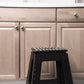 18" Folding Step Stool with Anti-Slip Surface, Black