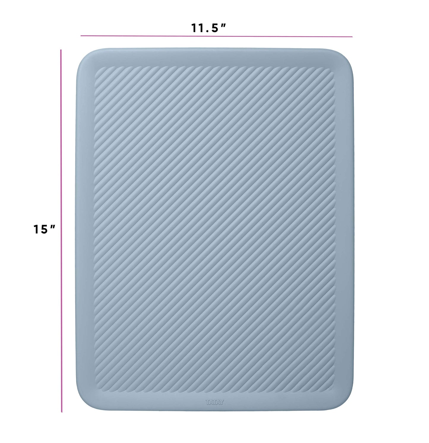 5 Liter Lid for Ribbed Bin Blue