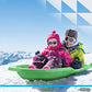 Torpedo Snow Sled for Kids and Adults, 46", Green