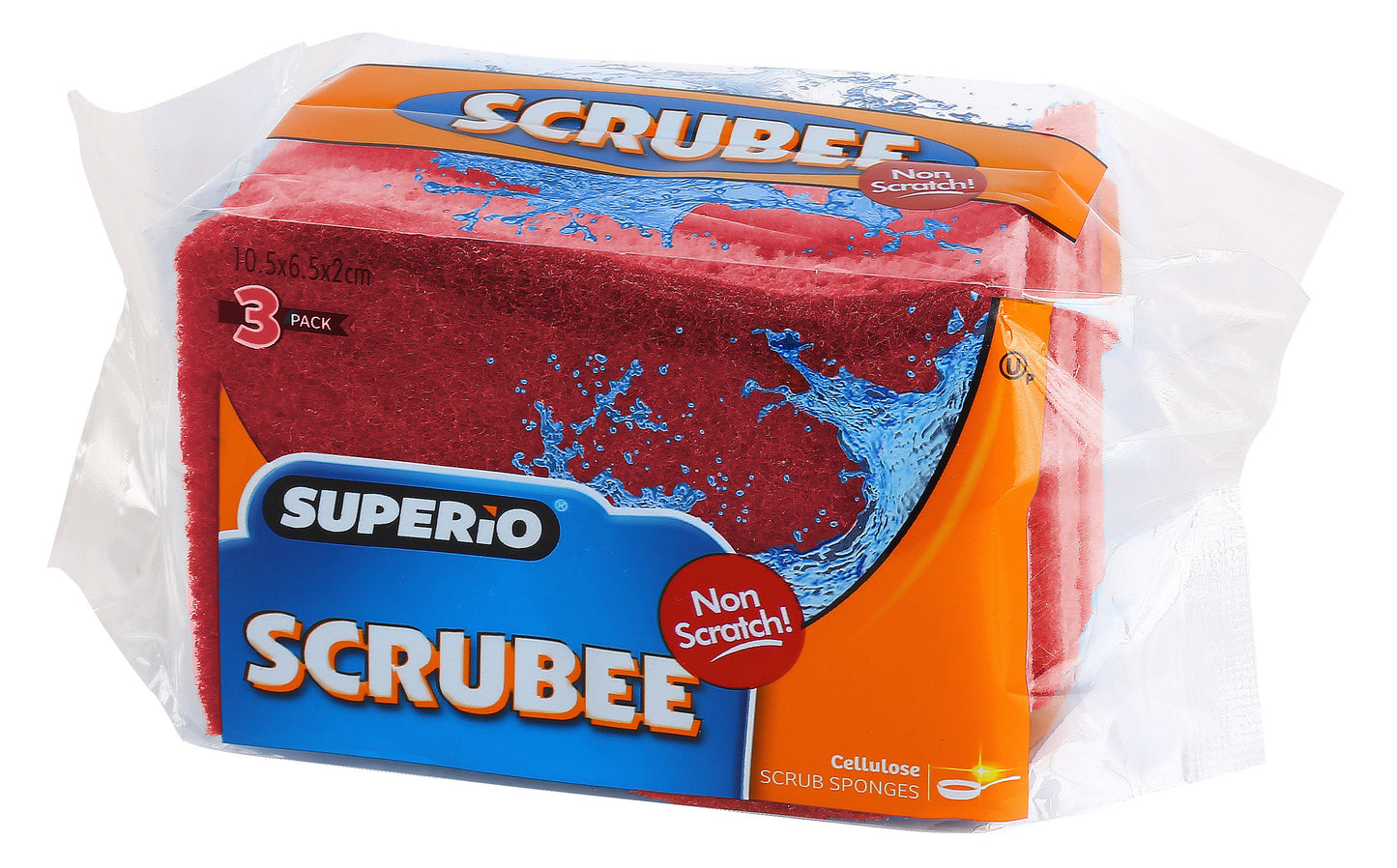 Non-Scratch Cellulose Sponge 12-Pack