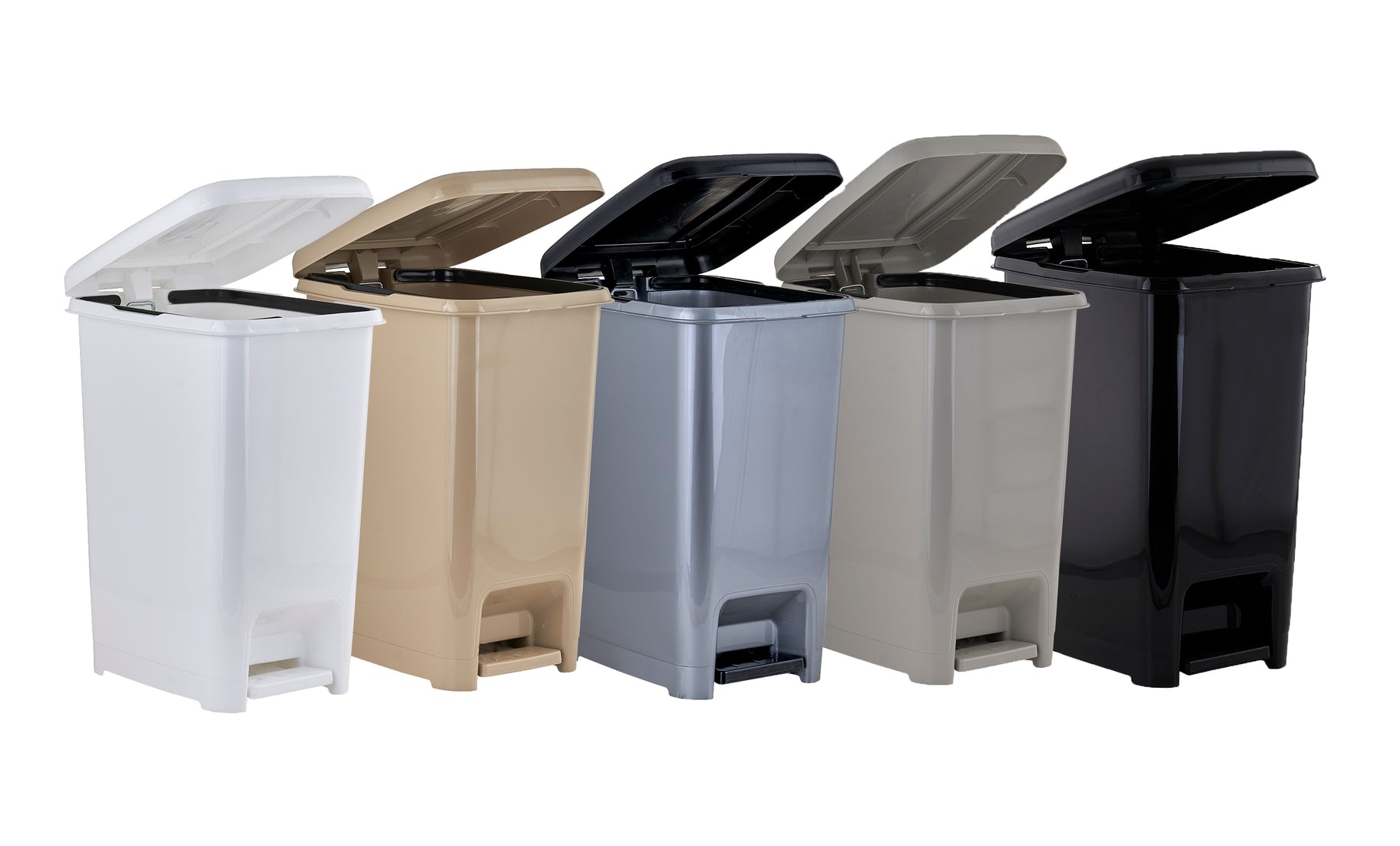 Slim Pedal Trash Can, 42 Qt.