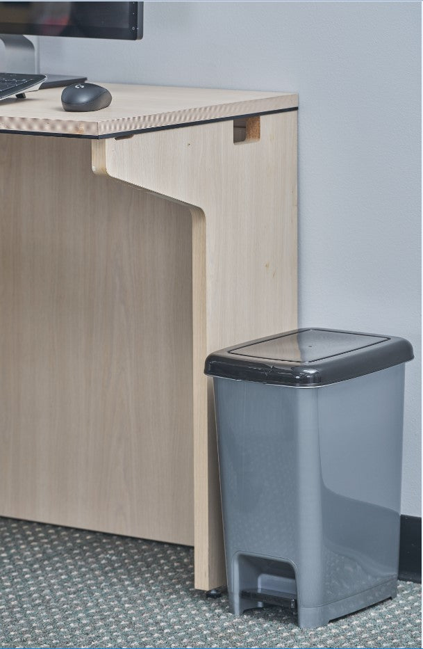 Slim Pedal Trash Can, 42 Qt.