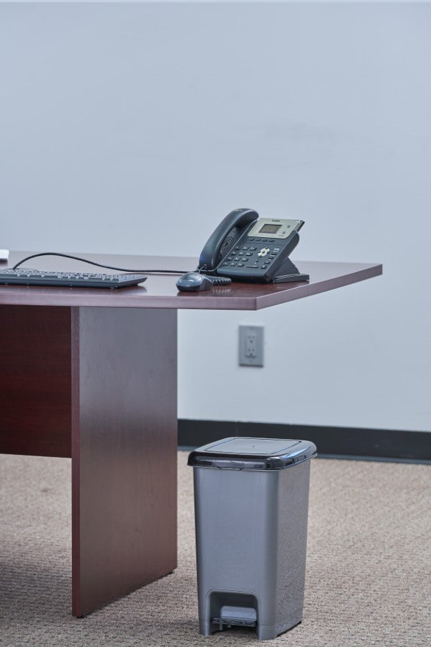 Slim Pedal Trash Can, 42 Qt.