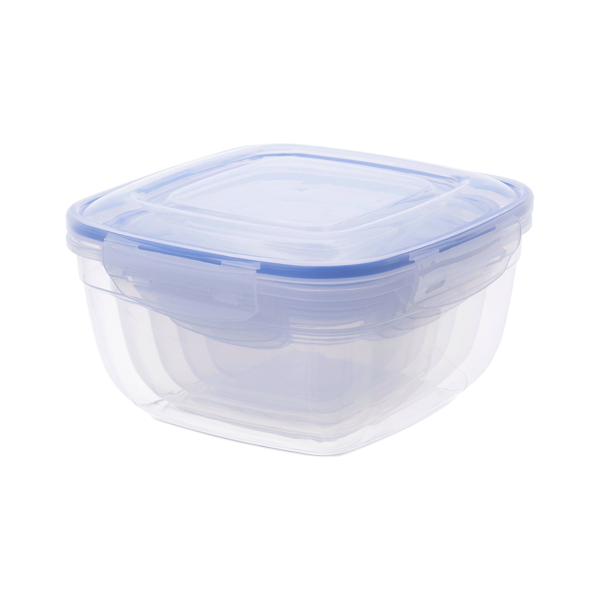 Choice 4 Qt. Translucent Square Polypropylene Food Storage Container