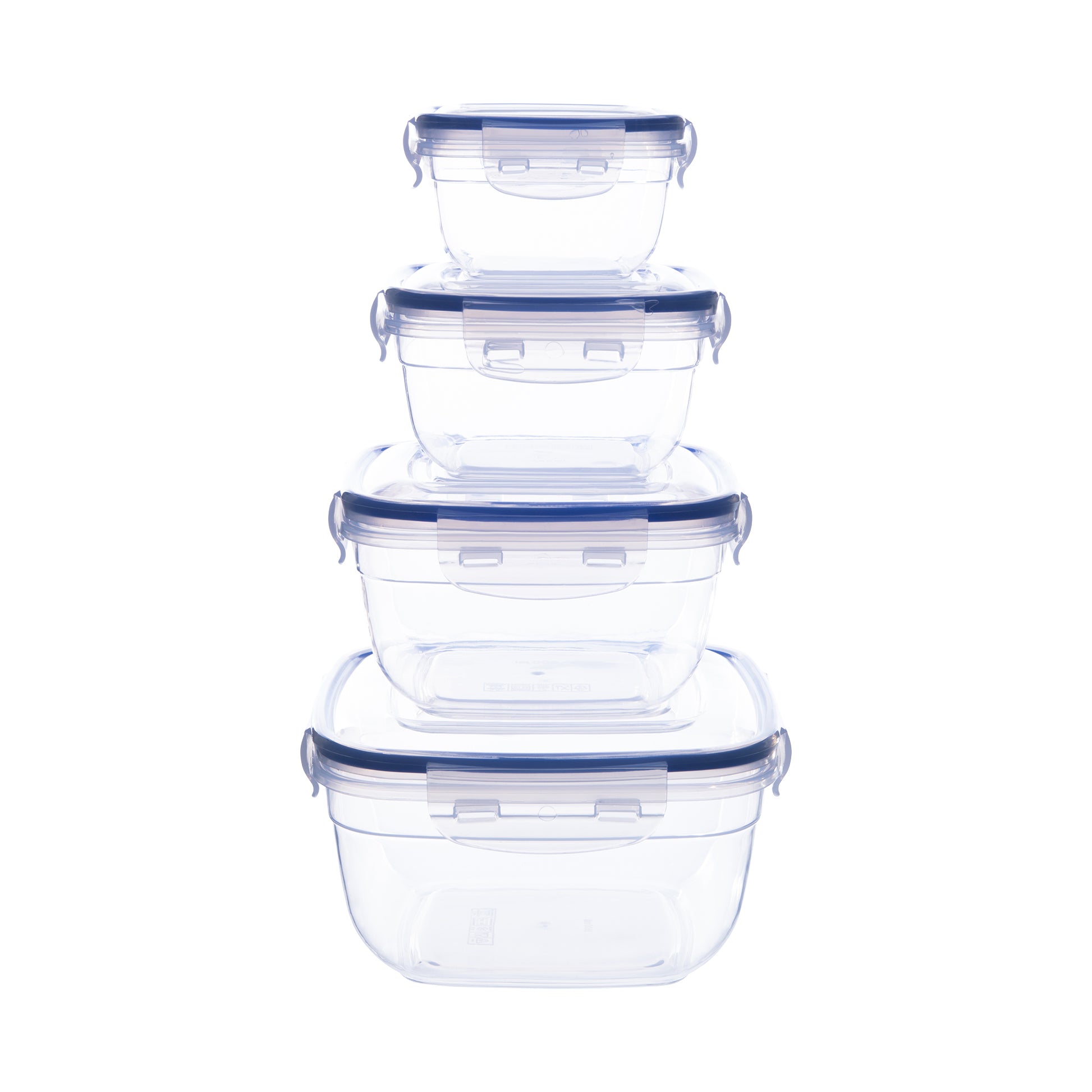 50 pack, 17oz] Food Storage Containers With Lids - Plastic