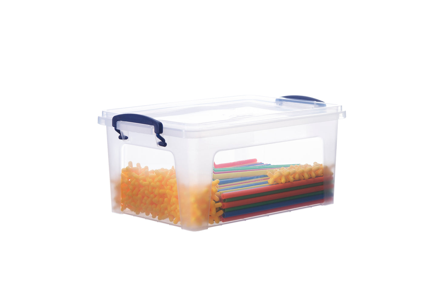 Deep Storage Container (6 Qt.) Plastic Bin with Lid