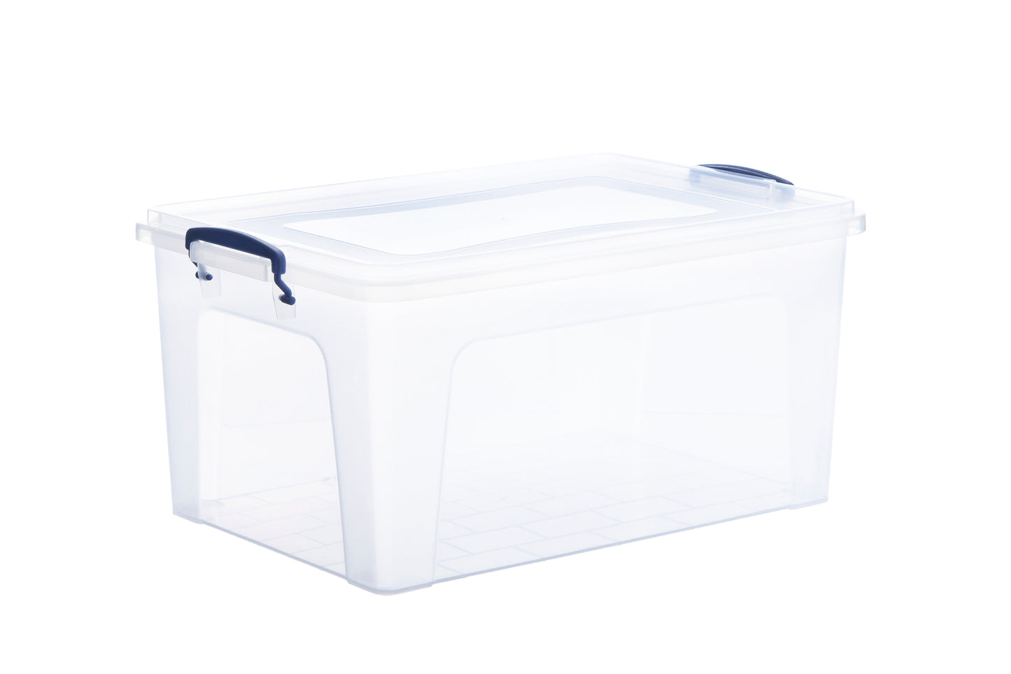 Deep Storage Container with Lid (28 Qt.) Plastic Box with Handles – Superio