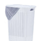 50 liter Knit Style Laundry Hamper with Cutout Handles.