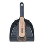 Dustpan and Brush Set- Hand Broom with Swiss Natural Horsehair Bristles.