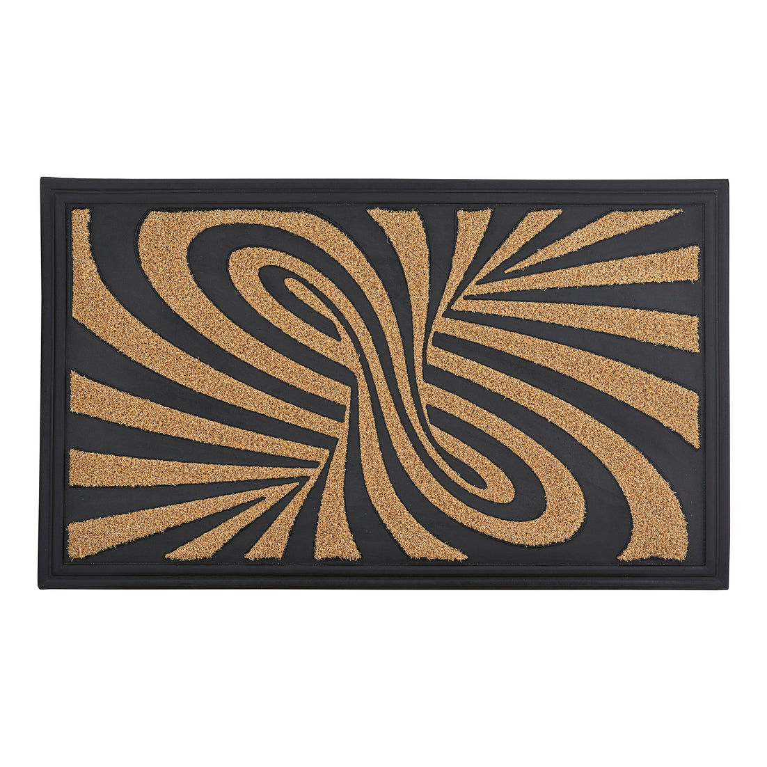 Abstract Coir Doormat