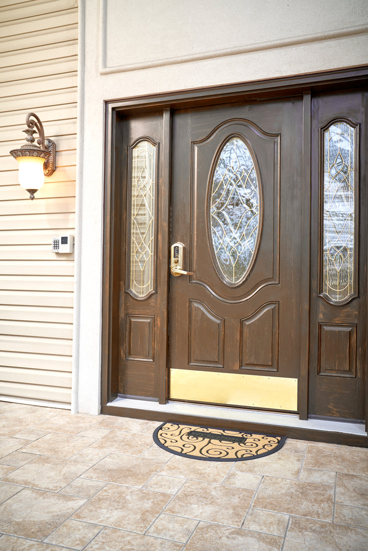 Ornate Scroll Coir Doormat