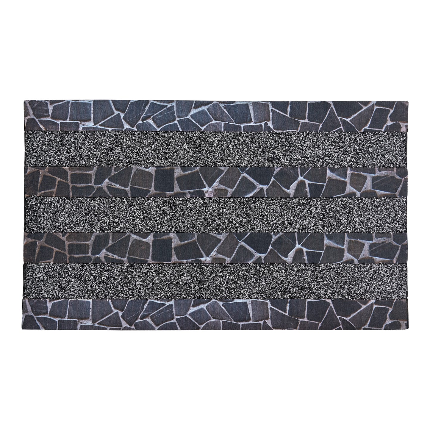 Mosaic Chevron Coir Doormat