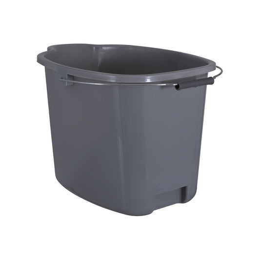 Plastic Mop Bucket Grey 16 Liter / 4.2 Gallon