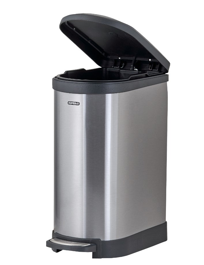 Stainless Steel Trash Can, 2.6 Gallon
