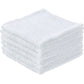 White Cotton Cloths 6 Pack 12x12"
