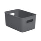 5 Liter Ribbed Storage Bin Grey