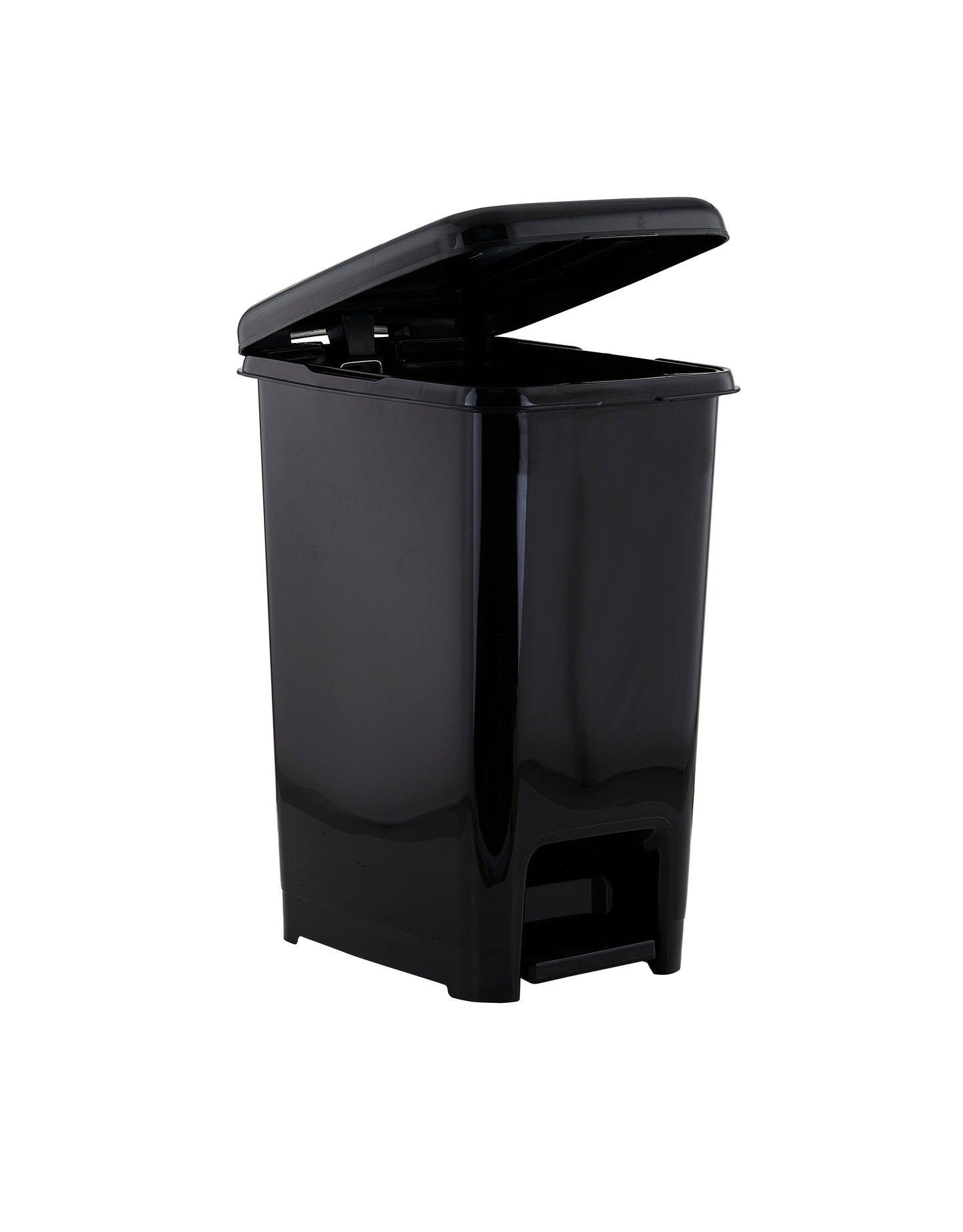 Slim Pedal Trash Can, 10 Qt - Black