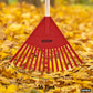 34" Red Kids Garden Rake