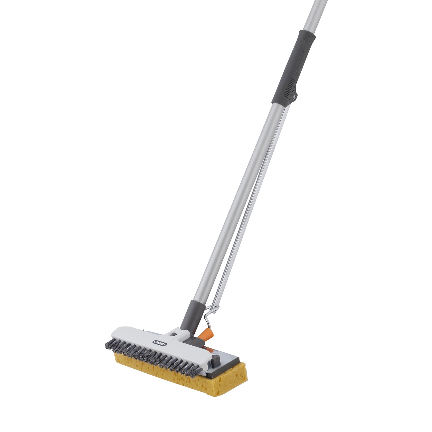 Sponge Mop Grey With Detachable Brush