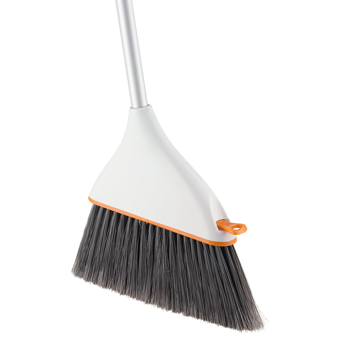 Angle Broom Grey with Clip-on Dustpan